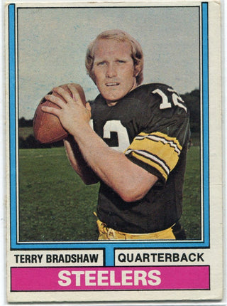 Terry Bradshaw 1974 Topps Card #470