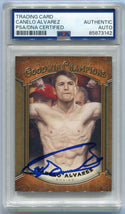 Canelo Alvarez Autographed Trading Card PSA/DNA Certified