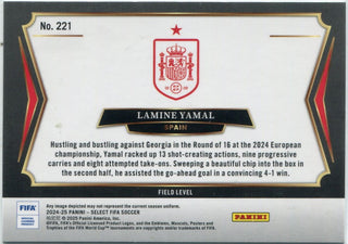 Lamine Yamal 2024 - 2025 Panini Select Field Level Card #221