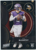 J.J. McCarthy 2024 Panini Player Of The Day Red Parallel RC #RC1 16/99