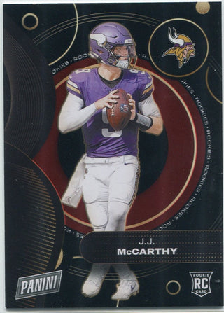 J.J. McCarthy 2024 Panini Player Of The Day Red Parallel RC #RC1 16/99