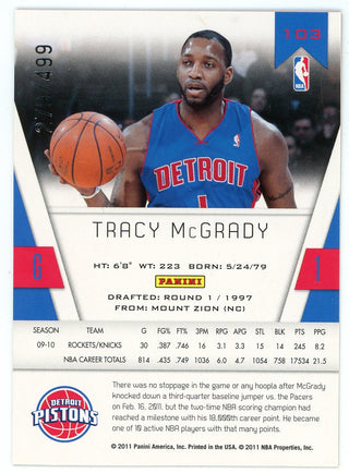 Tracy McGrady 2011 Panini Certified Totally Red #103
