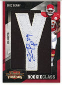 Eric Berry Autographed 2010 Panini Threads Rookie Class Card #172