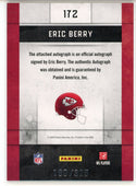 Eric Berry Autographed 2010 Panini Threads Rookie Class Card #172