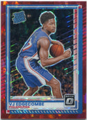 VJ Edgecombe 2025 - 2026 Panini Donruss Optic Red Cracked Ice Prizm RC #1