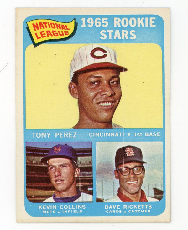 Tony Perez 1965 Topps 1965 Rookie Stars #581 Card