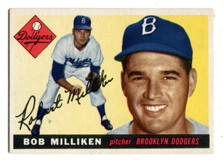 Bob Milliken 1955 Topps #111 Card