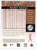 Mickey Mantle 2005 Upper Deck HOF Placards #92