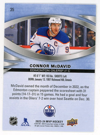 Connor McDavid 2023-24 Upper Deck MVP #35