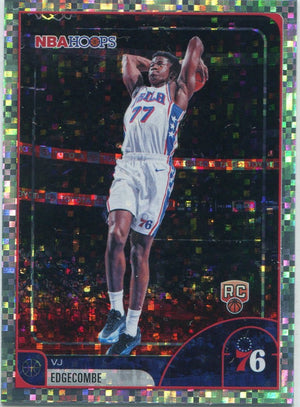 VJ Edgecombe 2025 - 2026 Topps Hoops Pixel Burst RC #244