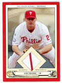 Jim Thome 2005 Upper Deck Origins Patch Relic #PB-JT