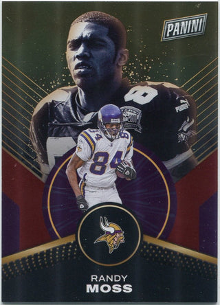 Randy Moss 2024 Panini Player Of The Day Red Parallel Card #70 59/99