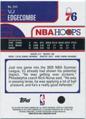 VJ Edgecombe 2025 - 2026 Topps Hoops Pixel Burst RC #244
