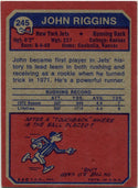 John Riggins 1973 Topps Card #245