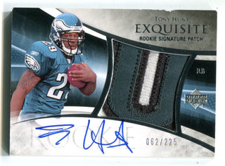 Tony Hunt 2007 Upper Deck Exquisite #112  Autographed Jersey Card