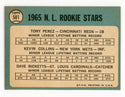 Tony Perez 1965 Topps 1965 Rookie Stars #581 Card