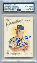 Tommy Lasorda Autographed Card PSA/DNA Certified