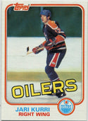 Jari Kurri 1981 - 1982 Topps RC #18