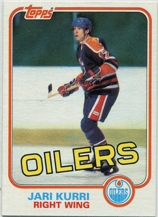 Jari Kurri 1981 - 1982 Topps RC #18