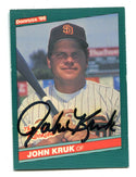 John Kruk 1986 Donruss #42 Autographed Card