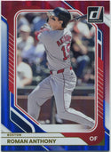 Roman Anthony 2026 Panini Donruss Red & Blue Foil Card #61