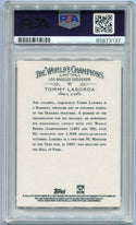 Tommy Lasorda Autographed Card PSA/DNA Certified
