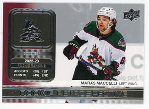 Matias Maccelli 2023-24 Upper Deck Rookie Retrospective #RR-18
