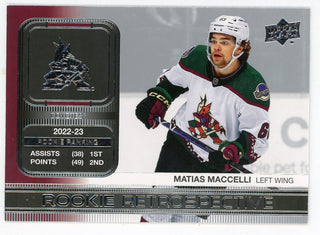 Matias Maccelli 2023-24 Upper Deck Rookie Retrospective #RR-18