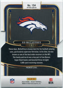 Ed McCaffrey 2024 Panini Select Premier Level Die-Cut Silver Prizm Card #154