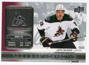 Jack McBain 2023-24 Upper Deck Rookie Retrospective #RR-1