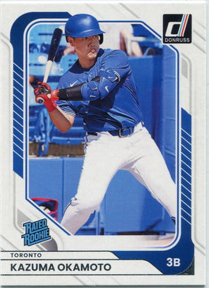 Kazuma Okamoto 2026 Panini Donruss Rated Rookie RC #18