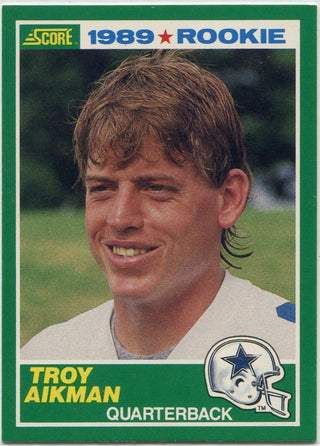 Troy Aikman 1989 Score RC #270