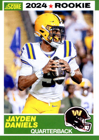 Jayden Daniels 2024 Panini Score Rookie Card