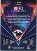 Bo Nix 2024 Panini Phoenix Rookie Rising RC #RR-BNX