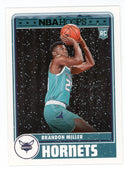 Brandon Miller 2023-24 Panini Hoops Rookie Card Snow #284