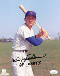 Bud Harrelson "69 Mets" Autographed 8x10 Photo (JSA)