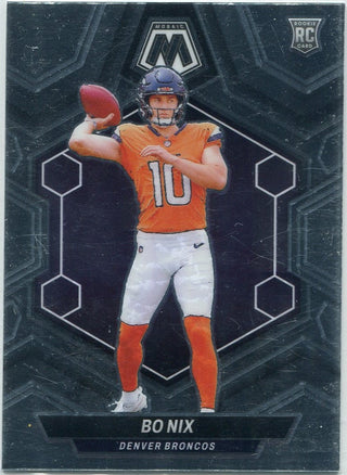 Bo Nix 2024 Panini Mosaic RC #312
