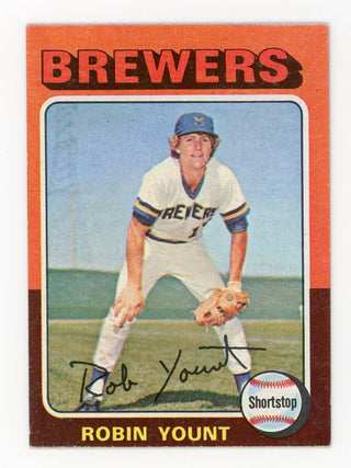 Robin Yount Unsigned 1975 Topps #223 Mini Card