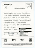 Frank Robinson 2004 Donruss Card #15