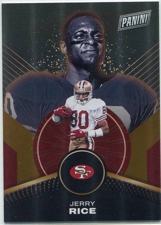 Jerry Rice 2024 Panini Player Of The Day Orange Parallel Card #51 150/199