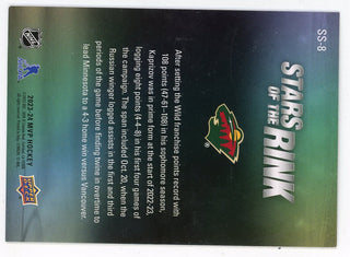 Krill Kaprizov 2023-24 Upper Deck MVP Stars of the Rink #SS-8