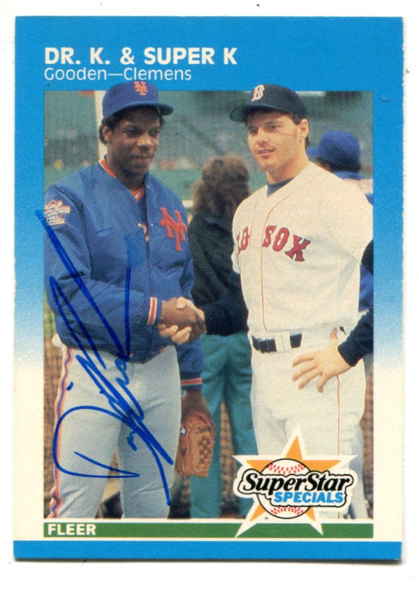 Dwight Gooden Superstar Specials Autographed Card #640
