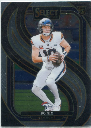 Bo Nix 2024 Panini Select Premier Level RC #117