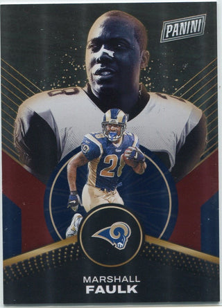Marshall Faulk 2024 Panini Player Of The Day Red Parallel Card #64 51/99