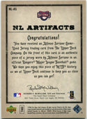 Alfonso Soriano 2006 Upper Deck Artifacts Jersey Card #NL-AS 32/150