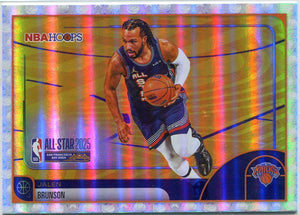 Jalen Brunson 2025 - 2026 Topps Hoops All-Star Foil Card #278