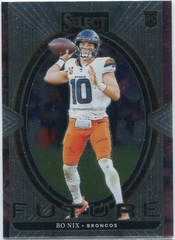 Bo Nix 2024 Panini Select Future RC #7