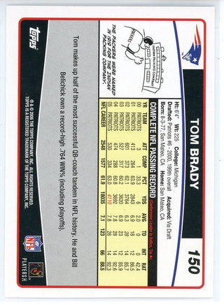 Tom Brady 2006 Topps Card #150