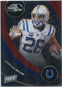 Jonathan Taylor 2024 Panini Player Of The Day Red Parallel Card #30 61/99