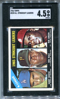 N.L Strikeout leaders 1966 Topps SGC 4.5 Card